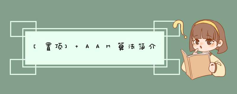 [置顶] AAM算法简介,第1张