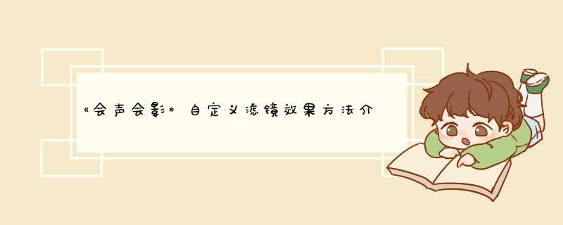 《会声会影》自定义滤镜效果方法介绍,第1张