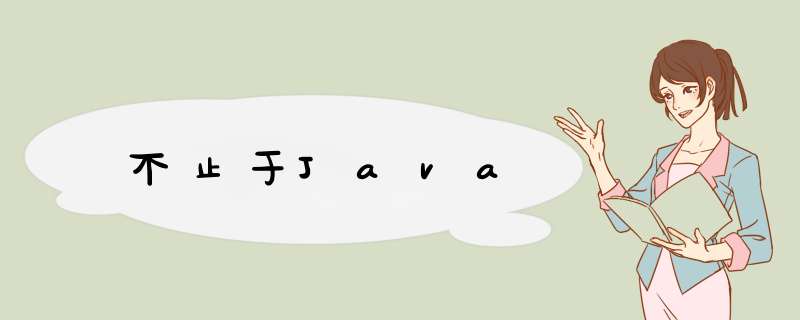 不止于Java,第1张