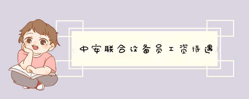 中安联合设备员工资待遇,第1张