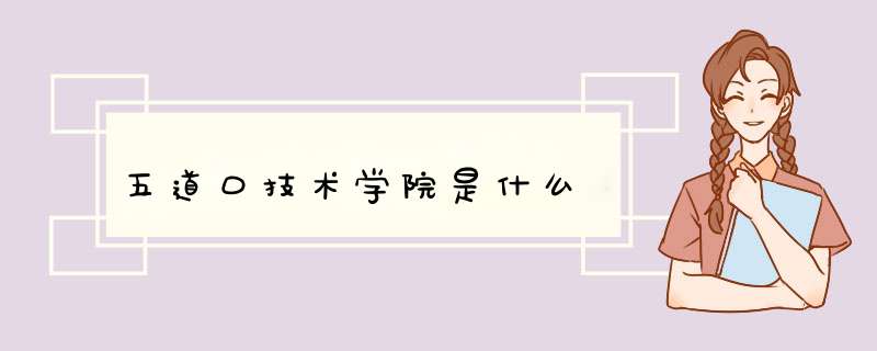 五道口技术学院是什么,第1张