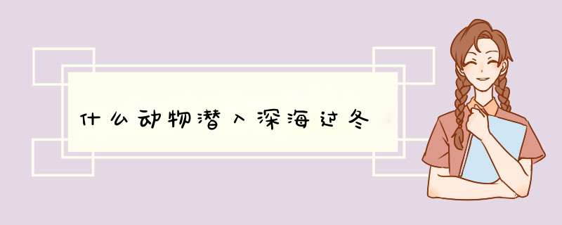 什么动物潜入深海过冬,第1张