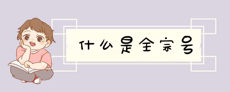 什么是全宗号,第1张