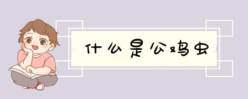 什么是公鸡虫,第1张