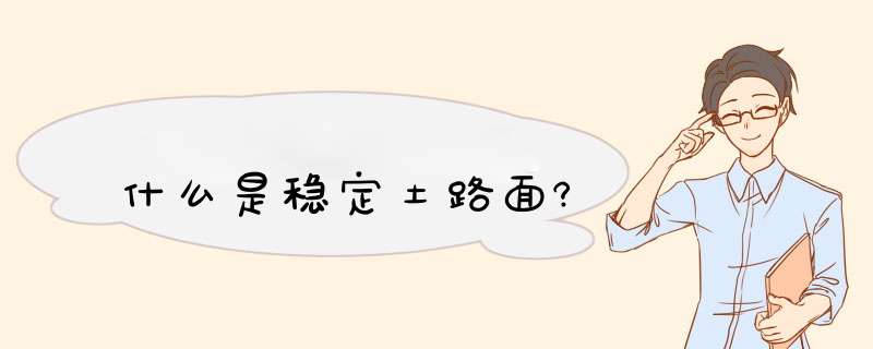 什么是稳定土路面?,第1张