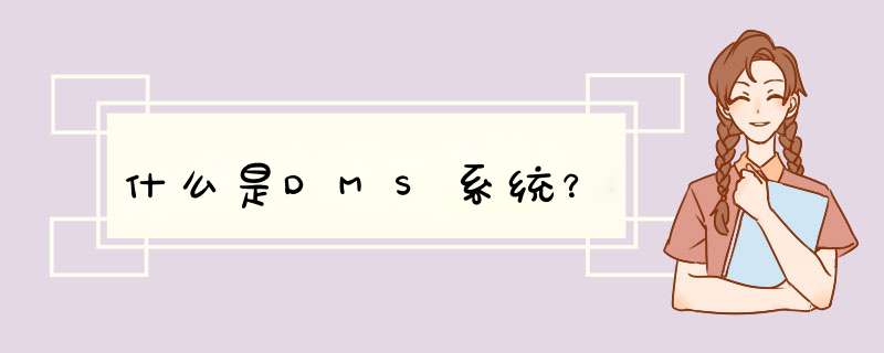 什么是DMS系统？,第1张