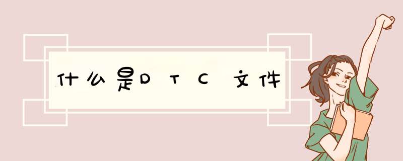 什么是DTC文件,第1张