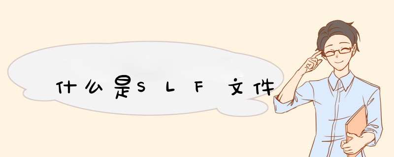 什么是SLF文件,第1张