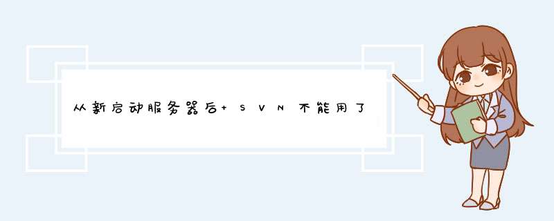 从新启动服务器后 SVN不能用了 怎么办,第1张