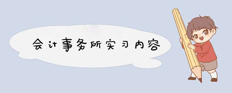 会计事务所实习内容,第1张