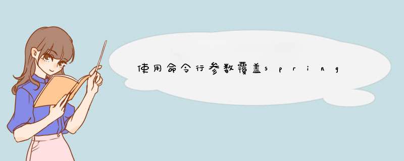 使用命令行参数覆盖spring,第1张