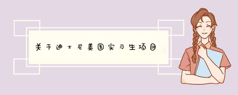 关于迪士尼美国实习生项目,第1张