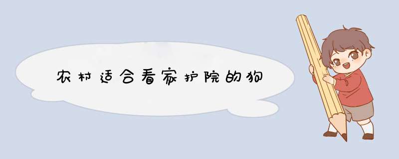 农村适合看家护院的狗,第1张