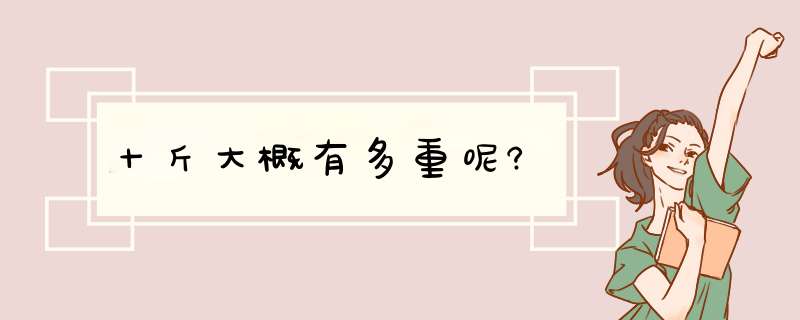 十斤大概有多重呢?,第1张