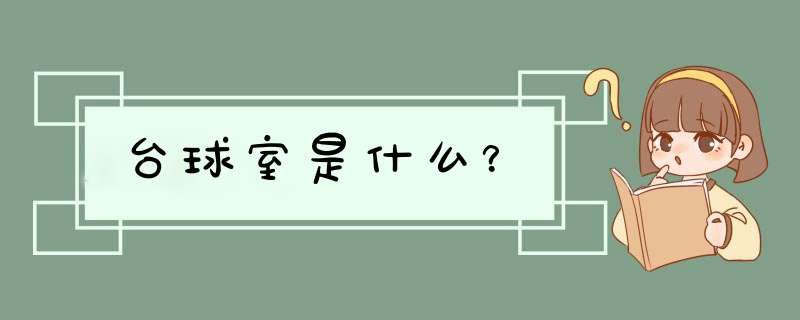 台球室是什么？,第1张