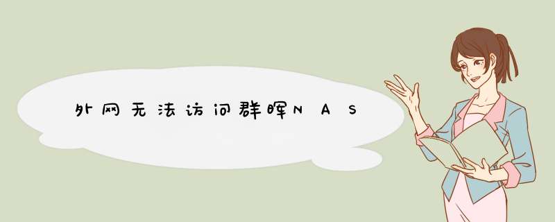 外网无法访问群晖NAS,第1张