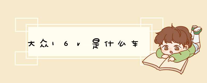 大众16v是什么车,第1张