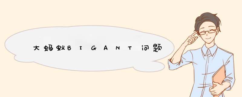 大蚂蚁BIGANT问题,第1张