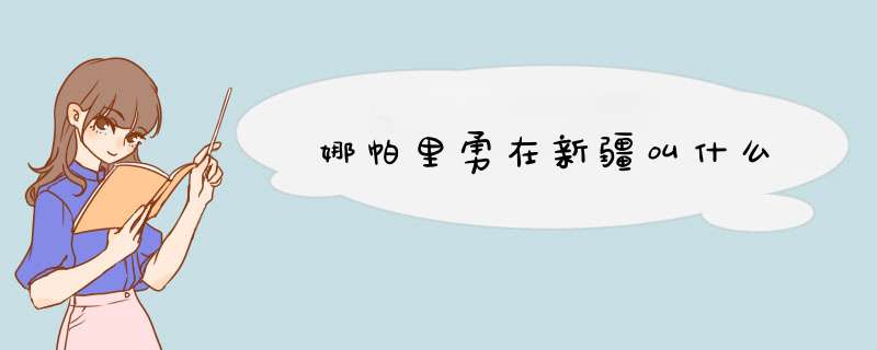 娜帕里勇在新疆叫什么,第1张