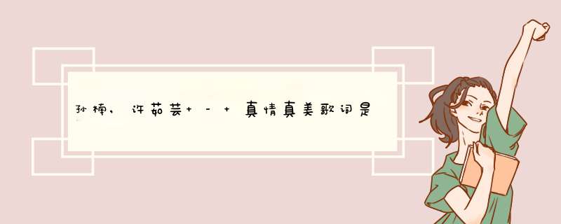 孙楠,许茹芸 - 真情真美歌词是什么?,第1张