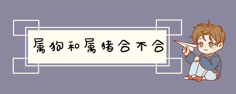 属狗和属猪合不合,第1张