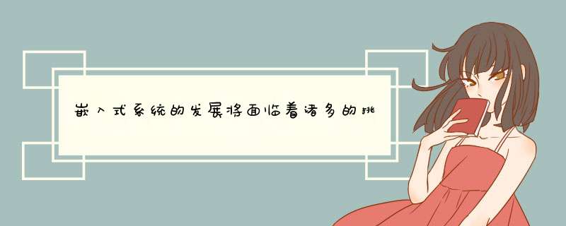 嵌入式系统的发展将面临着诸多的挑战,第1张