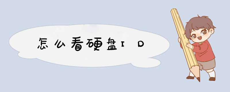 怎么看硬盘ID,第1张