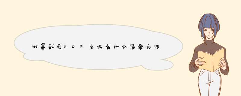 批量裁剪PDF文件有什么简单方法呢？,第1张