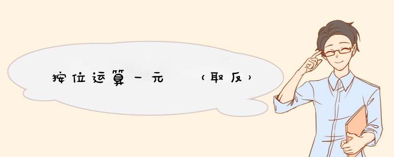 按位运算一元〜（取反）,第1张