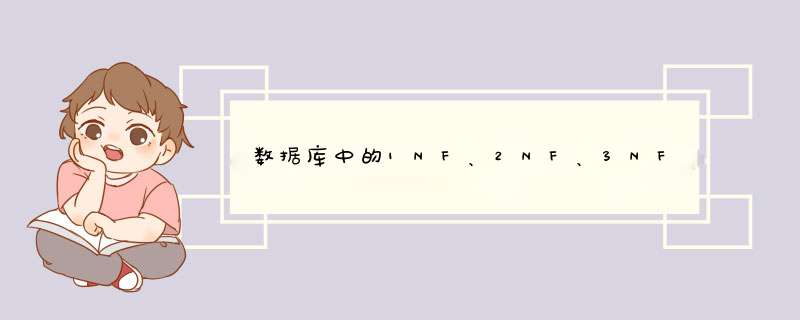 数据库中的1NF、2NF、3NF、BCNF、4NF、5NF是怎么回事？,第1张