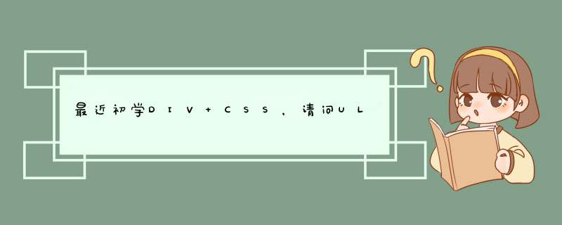 最近初学DIV+CSS，请问UL中可以放文字吗？！,第1张