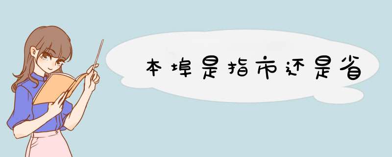 本埠是指市还是省,第1张