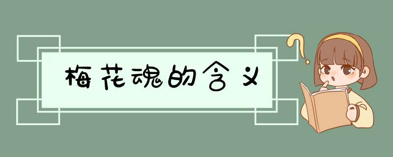 梅花魂的含义,第1张