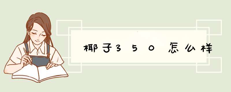 椰子350怎么样,第1张