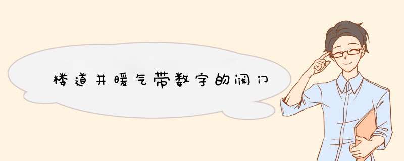 楼道井暖气带数字的阀门,第1张