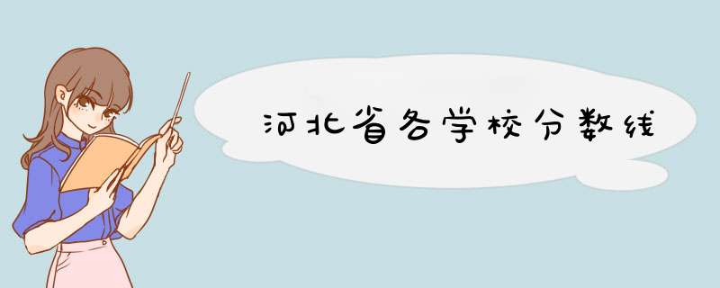 河北省各学校分数线,第1张