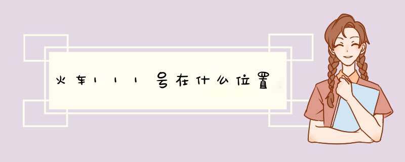 火车111号在什么位置,第1张