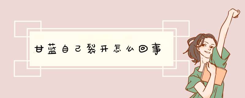 甘蓝自己裂开怎么回事,第1张