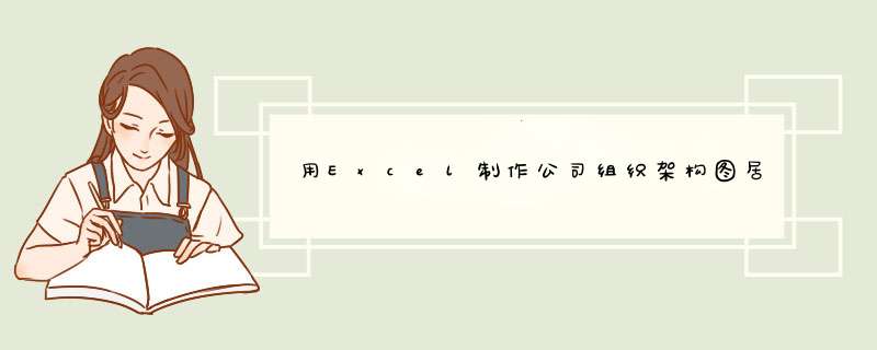 用Excel制作公司组织架构图居然可以如此简单,第1张