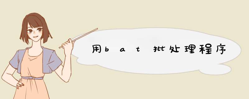 用bat批处理程序,第1张