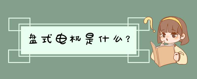 盘式电机是什么？,第1张