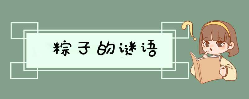 粽子的谜语,第1张