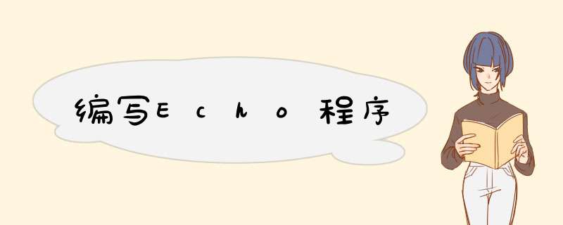 编写Echo程序,第1张