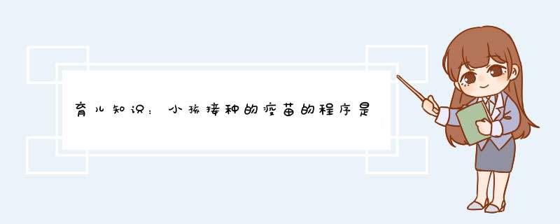 育儿知识：小孩接种的疫苗的程序是什么，接种后的不良反应有哪些,第1张