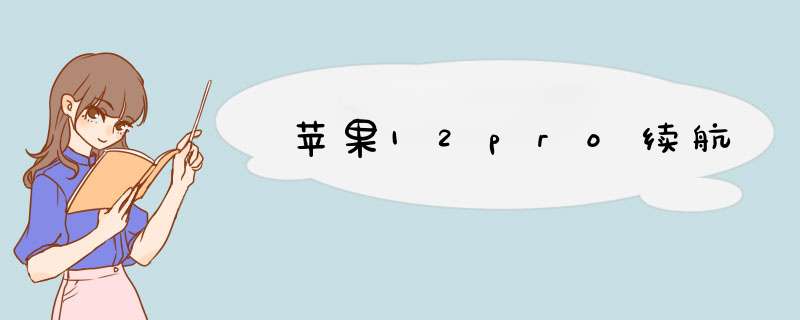 苹果12pro续航,第1张