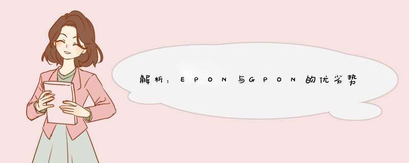 解析：EPON与GPON的优劣势,第1张