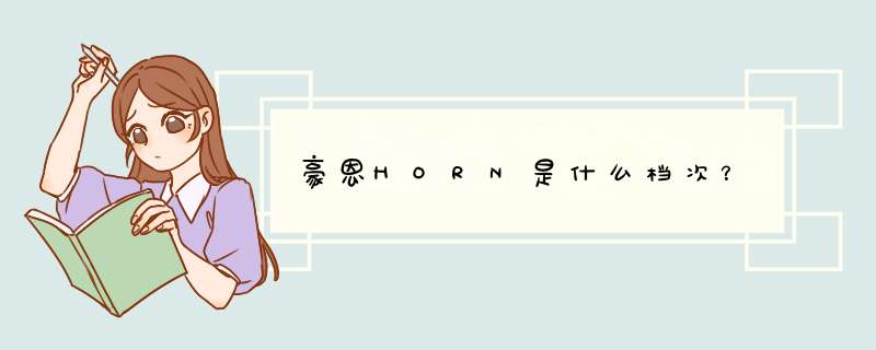 豪恩HORN是什么档次？,第1张