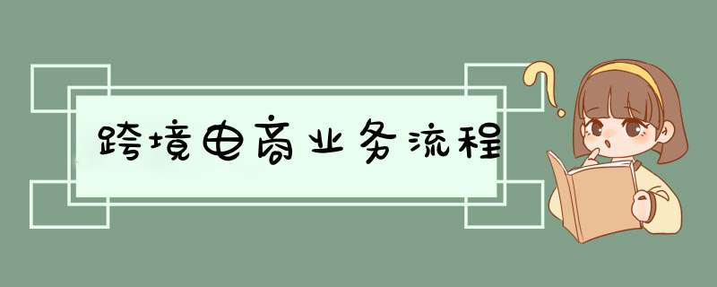 跨境电商业务流程,第1张