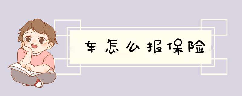 车怎么报保险,第1张