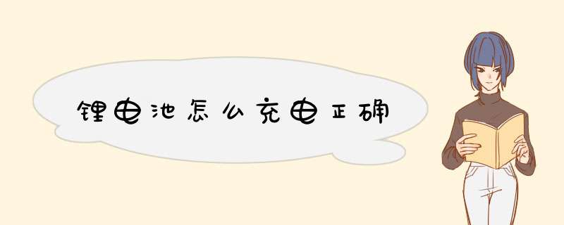 锂电池怎么充电正确,第1张